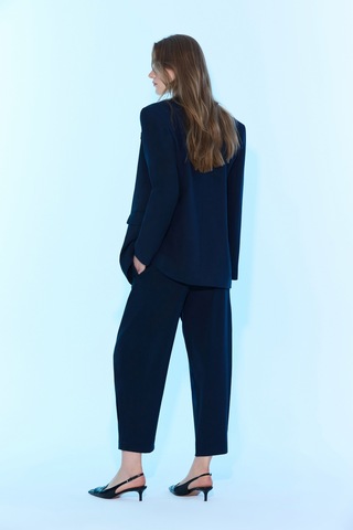 Sagaza Studio Ss6059 Pileli Pantolon Lacivert
