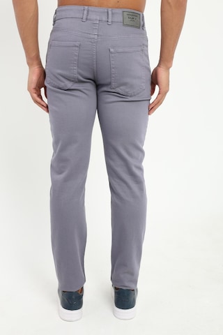 Dufy Erkek Slim Fit Gri Pantolon-19092