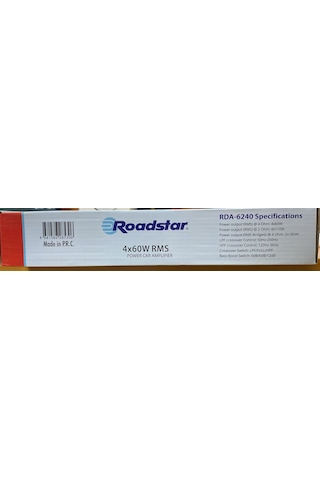 Roadstar Rda-6240 Stereo 3000 Watt 4 Kanallı Oto Amfi