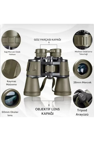 Ultra Yüksek Kalite Profesyonel Dürbün 100x100 Çok Renkli