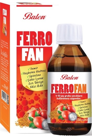 Balen Ferrofan Demir Çinko Şurup 150 ML