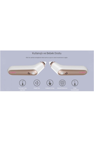 Saubern NA6153 Nasal Elektronik Burun Aspiratörü - Şarjlı Burun Vakum Makinesi