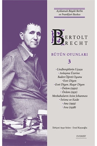 Bertolt Brecht - Bütün Oyunları 3 + Bertolt Brecht - Bütün Oyunları 1 Ciltli + Okuma Sticker'ları