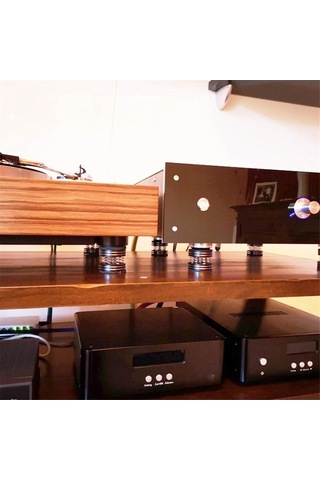 Flybuy Hifi Ses Ayak Pedi Hoparlör Ekipmanı Alüminyum Çivili 4 Adet, Su Geçirmez, Hifi Performans İçin Uygun