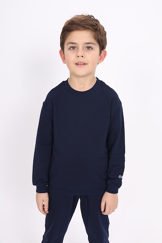 Toontoy Kız Çocuk Baskılı Sweatshirt Lacivert