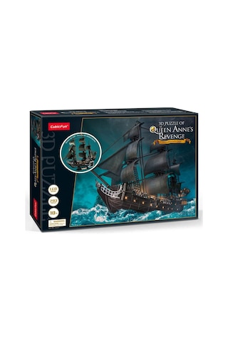 Cubicfun Queen Anne's Revenge 3d Puzzle 293 Parça