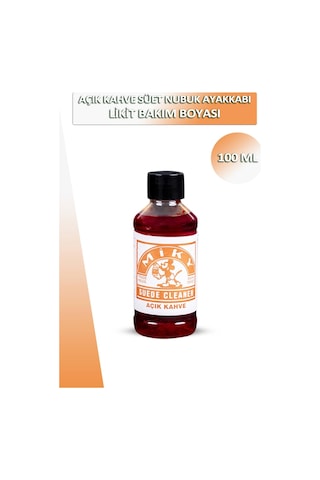 Bağcık + Miky Süet Nubuk Likit Ayakkabı Bakım Boyası 100 Ml Set 001