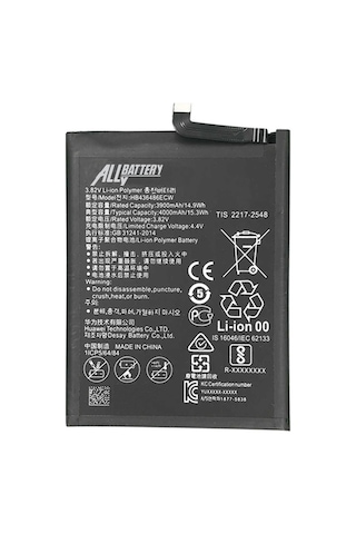 Ally Huawei Mate HB436486ECW 10 Mate 10 Pro P20 Pro Pil Batarya