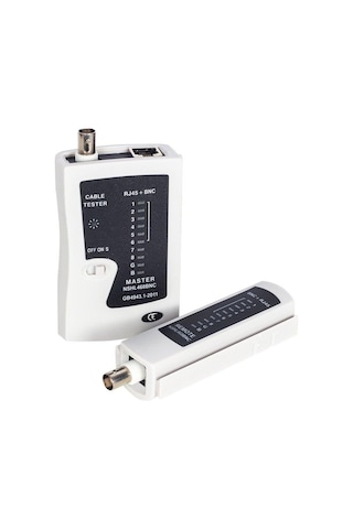 Powermaster Cat5-Cat6-Rj45-Bnc Kablo Test Cihazı