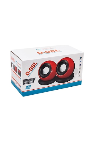 Magıcvoıce D-08l 1+1 Usb Mini Oval Hoparlör - Speaker 2 3 Watt -