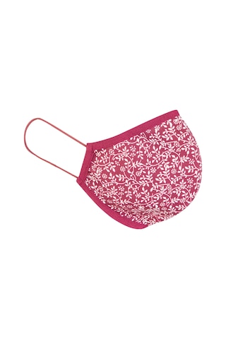 Penti Bordo Desenli Maske M