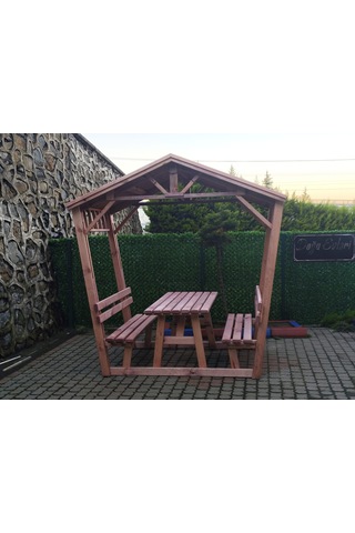 Çardak Bahçe Gölgeliği Pergola P27 Maun