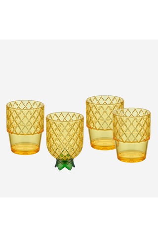 Sarı Akrilik Su Bardağı 250 Ml