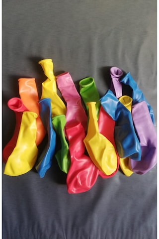 9a Balon Renkli 25'li Atom Balon Klasik Balon 25 Adet Karışık Renkli