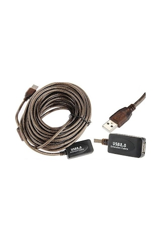 Alfais Al-4637 Aktif Usb Uzatıcı Uzatma Kablosu 10 Metre
