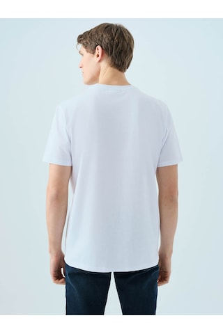 Loft Regular Fit Beyaz Erkek T-shirt Lf2038460 Beyaz