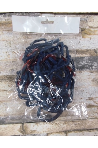 Kask Filesi Lacivert 40x40 Kırmızı Tokalı Lacivert