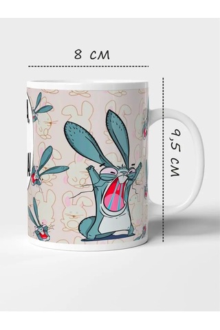 Raduga Print "kırılmış Ama Kırılmadı" Şakayla Mizahi Notlu Kupa 163688525 Siyah