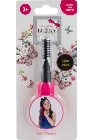 Lukky Saç Maskarası Neon Pembe
