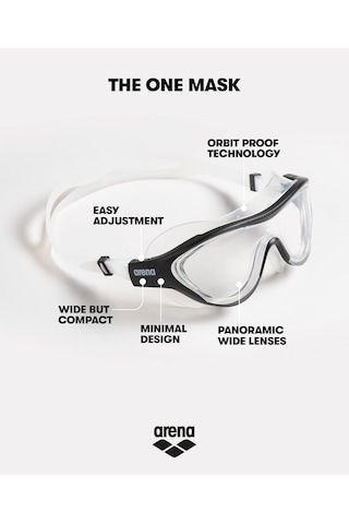 The One Mask Unisex Yüzücü Gözlüğü Çok Renkli