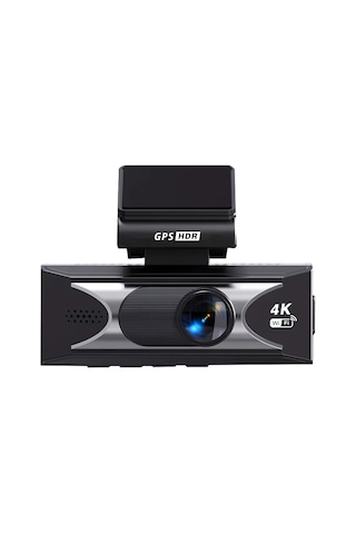 Wiwu Wi-dc201 4k Ultra Hd Ön Ve Arka Akıllı Araç Kamerası Wifi Destekli Siyah