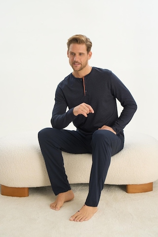 Erkek Uzun Kol Lacivert Pijama Takım C6t2n5o9 001