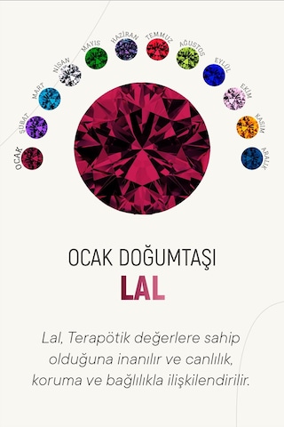 Ocak Lal Doğum Taşı Rose Tektaş Çivili Gümüş Küpe Gümüş