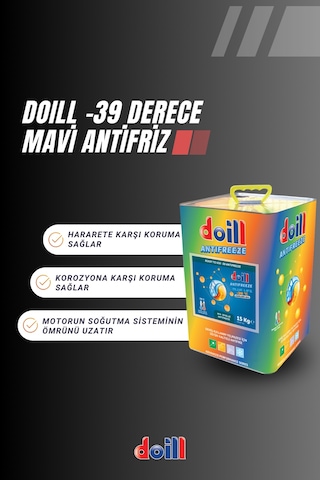 Doill -39 / -40 Derece Hazır Karışım 15 Kilogram Mavi Antifriz - G11