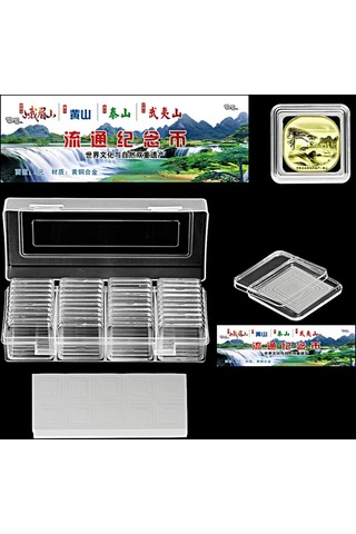 Suntek 40x Para Kapsülleri Para Kutusu Şeffaf Toplayıcı