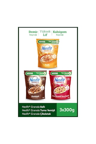 Nesfit Granola 300 Gr 3 Lü Karma Paket