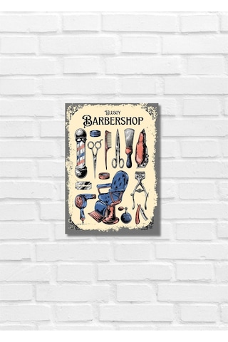 Berbelere Özel Ahşap Duvar Retro Ahşap Pano 28 X 20