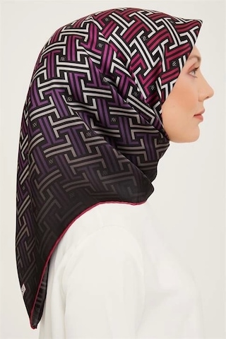 Armine Sura İpek Eşarp 23ka9011 53 Bordo