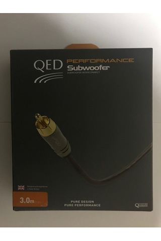 Qed Qe-6300 Performance Subwoofer Kablo 3 Metre