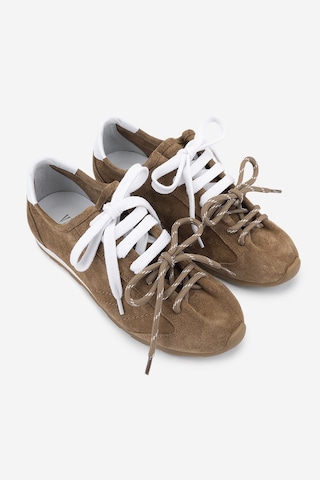 Valmenti Kadın Hakiki Deri Kahverengi Sneakers & Spor Ayakkabı 154 7028 Bn Ayk Y26 Sıgaro Suet