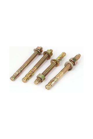 Iıvverr Sarı Çinko Kaplama Genişleme Cıvatası Ankrajları Gecko Araç Onarım Cıvataları M12x130mm 4 Pcs 6 x 40 MM
