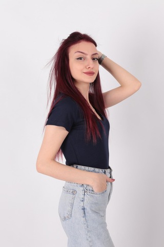 Busem S0016727 Kadın Bluz Lacivert