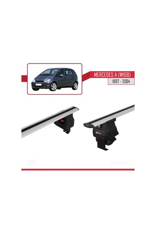Mercedes A W168 1997-2004 Arası İle Uyumlu Ace-4 Ara Atkı Tavan Barı Gri