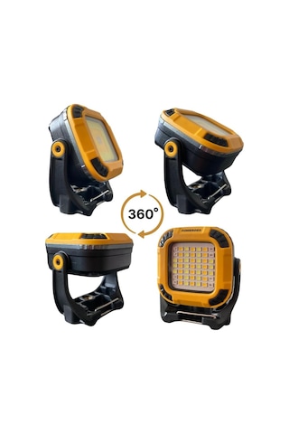 Pd-470 Cob Led Manyetik Mıknatıslı Led Spot Aydınlatma Mini Taşınabilir Şarjlı Lamba Fener Kamp Avcılık Acil D