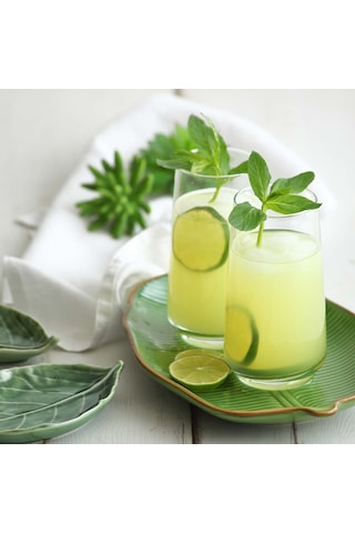 LAV Lal Cam Meşrubat Bardağı 6'lı 480 ml (Büyük Su/Kokteyl Bardağı )