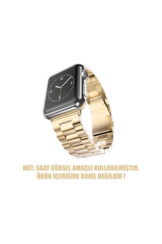 Microsonic Apple Uyumlu Watch SE 2022 40 MM Metal Stainless Steel Kordon
