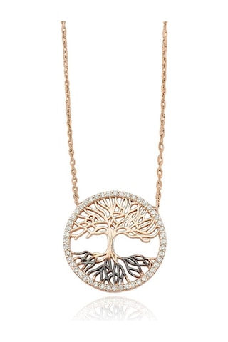 Glorria Gümüş Hayat Ağacı Kolye (381943722)