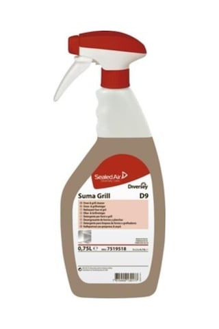 Suma Grill D9 Ağır Yağ Çözücü Fırın Temizleme Maddesi (6 Adet)