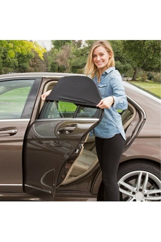 Hyundai Elentra 2008-2012 Uyumlu 2 Adet Oto Yan Cam Güneşliği, Arka Cam Güneşliği/perde