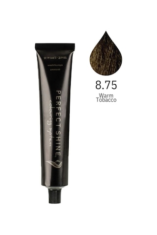 Perfect Shine Permanent Profesyonel Saç Boyası 100 ML Sıcak Tütün Sarısı / Bronz Sarı Brown Mahogany