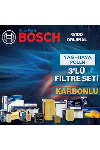 Opel Astra J 1.4 Turbo Bosch Filtre Bakım Seti 2010-2015 3Lü Karb 553049611
