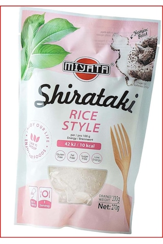 Konjac Prinç Shirataki Konjac Pirinç 270 Gr