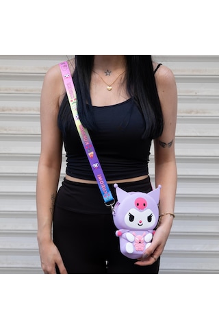 Kawai Kuromi Büyük Boy Omuz Çantası-2440 Altın