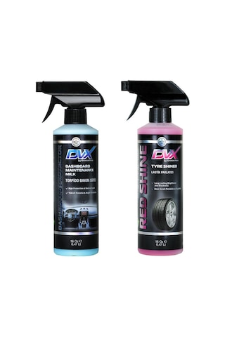 Dvx Araç Bakım Seti Lastik Parlatıcı ve Torpido Sütü 16 Oz 473 ML N11.2015