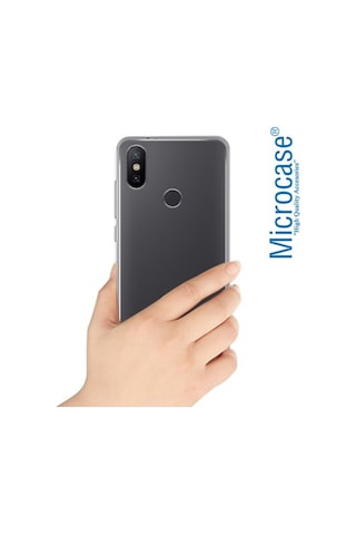 Xiaomi Mi A2-6X Ince 0.2 Mm Soft Silikon Kilif + Tempered Cam 266295831 - Seçenek / Cam Koruma-Cam Istiyorum