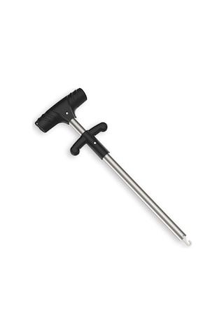 Kosona Gümüş Alüminyum Plastik Balık İğnesi Çıkarıcı, Ergonomik Tutamaklı Tek Elle Kullanıma Uygun 243mm